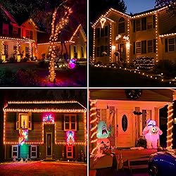 50ft LED Rope Lights Outdoor, 360 LED Connectable