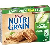 Kellogg's Nutri Grain Cereal Bars Apple Cinnamon, 8 Bars, 295g/10.4 oz., {Imported from Canada}