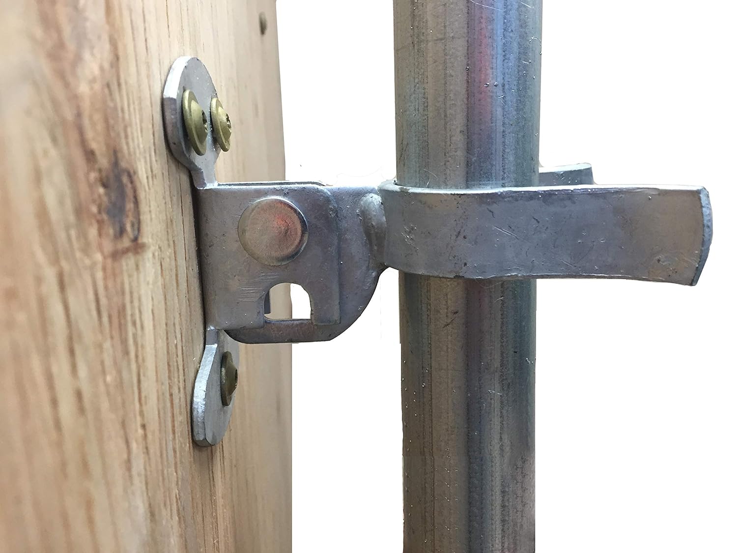 Gate Latch Hardware Flat Back Fork Gate Latch Wall Mount Easily Mounts