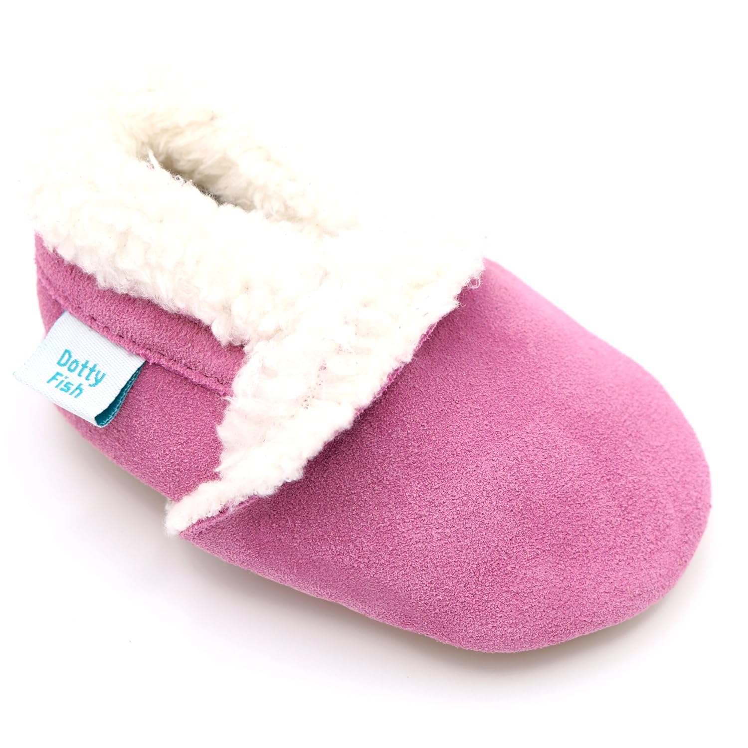 Dotty Fish Zapatillas de gamusa para bebés Niños y Niñas