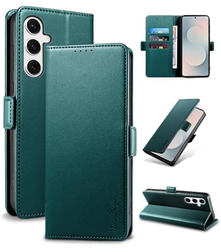 Custodia Portafoglio A Libro ESONG Per OPPO A57/A77/A77S E Realme Narzo 50 - Pelle PU Con 9 Slot Carte, Supporto E Tracolla - Nero - 6