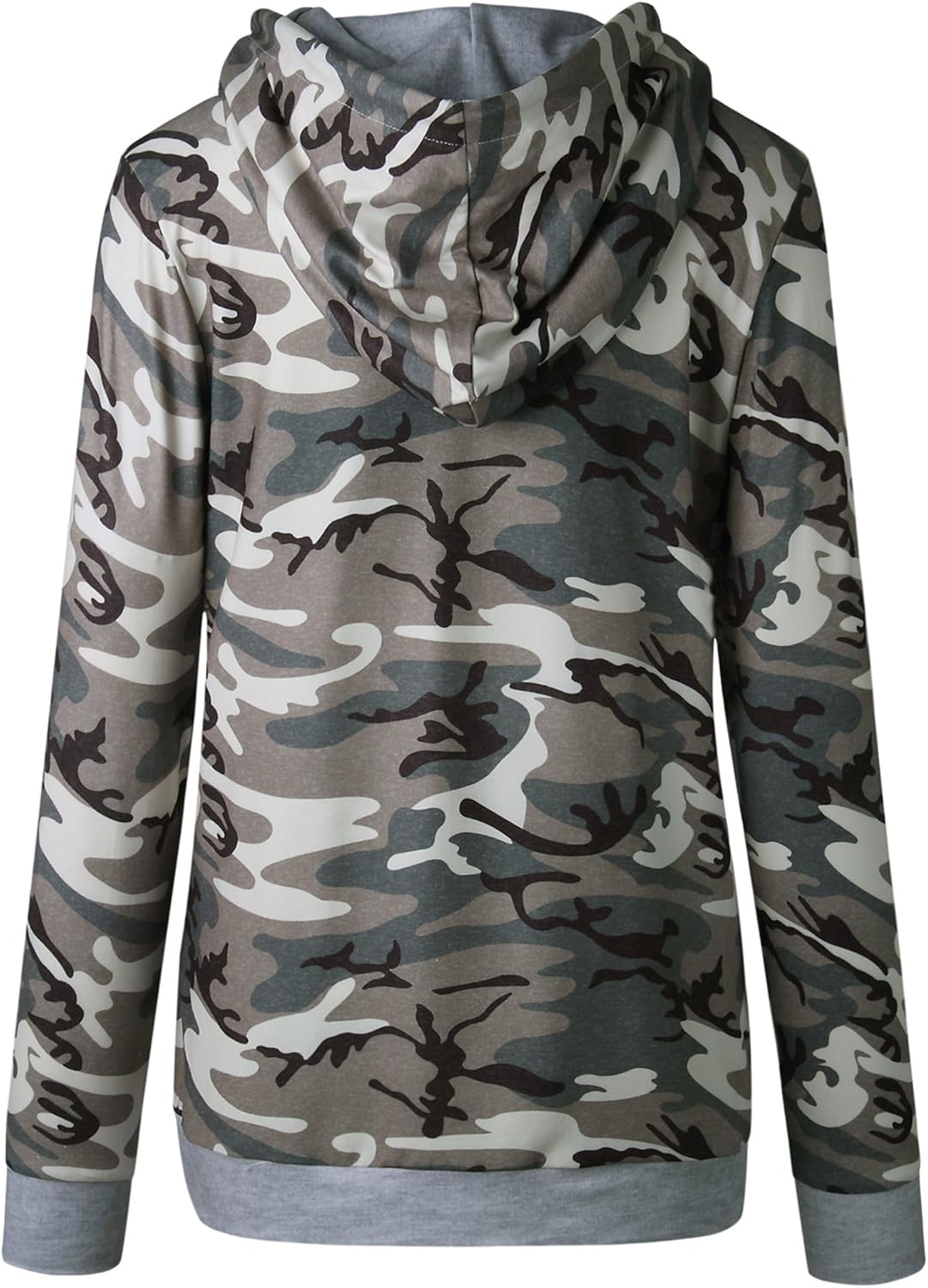 Angashion Women Hoodies-Tops- Floral Printed Long Sleeve Pocket Drawstring Sweatshirt with Pocket at  Women’s Clothing store