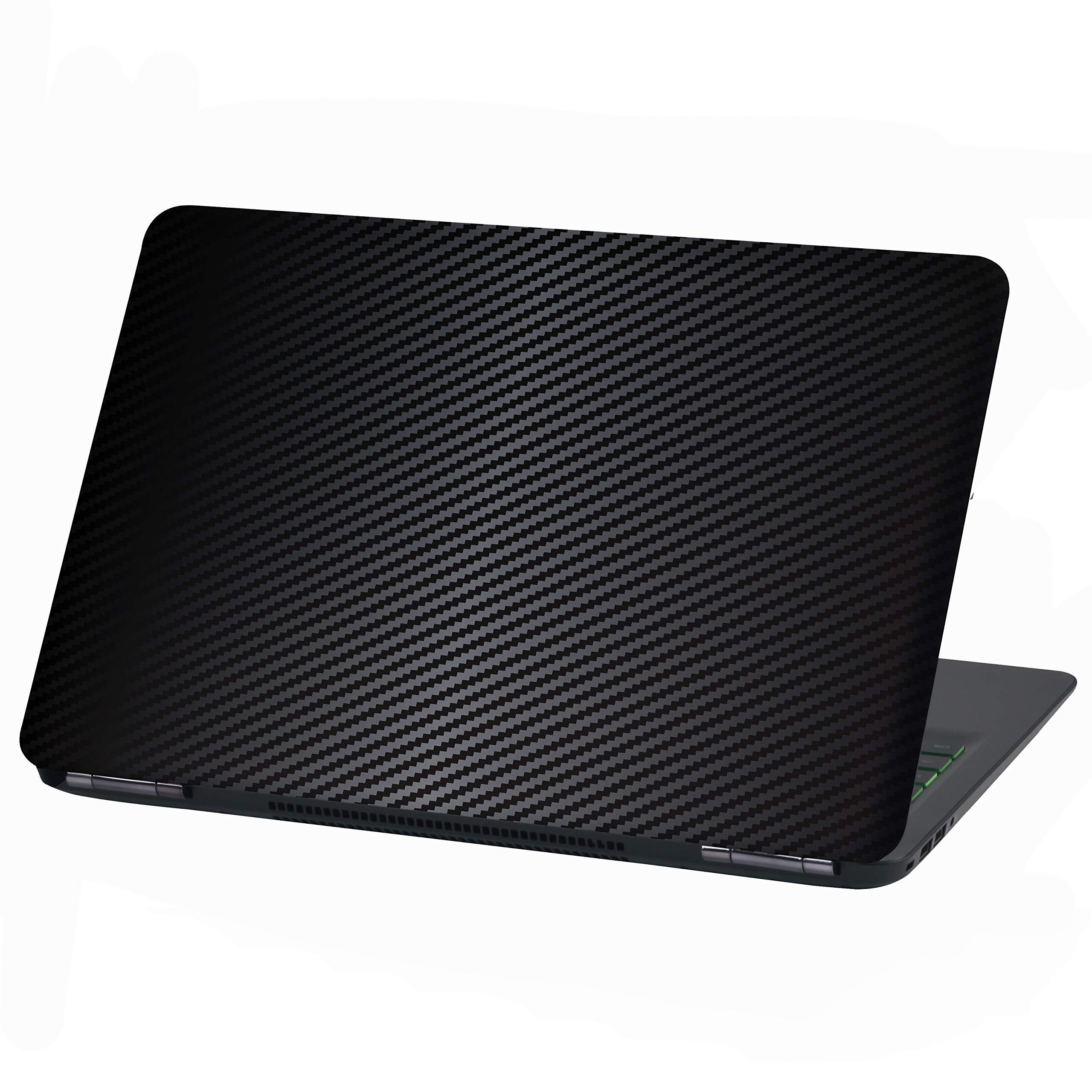 Laptop Film Cover, Abstract Adhesive Film, Notebook Sticker, Protective Cover, Self-Adhesive Vinyl Skin Sticker, 17 Inches/44 cm, LP25 Carbon Black