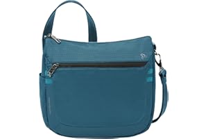 Travelon Anti-Theft Active Medium Crossbody Messenger Bag, Teal