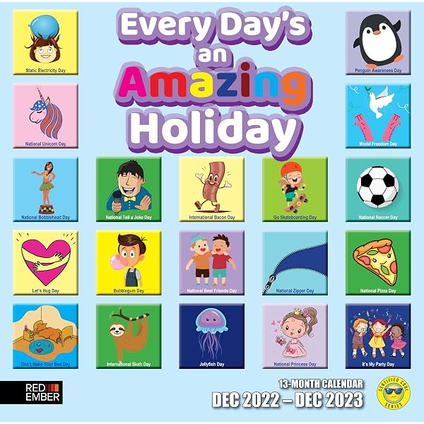 Holidays for Days 2023 Wall Calendar: Willow Creek Press: 9781549226328:  Amazon.com: Books