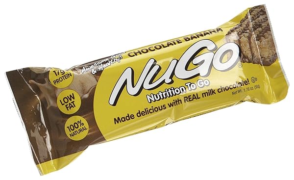 NUGO PROTEIN BAR, CHOCOLATE BANANA, 13G PROTEIN, GLUTEN FREE, 15 COUNT