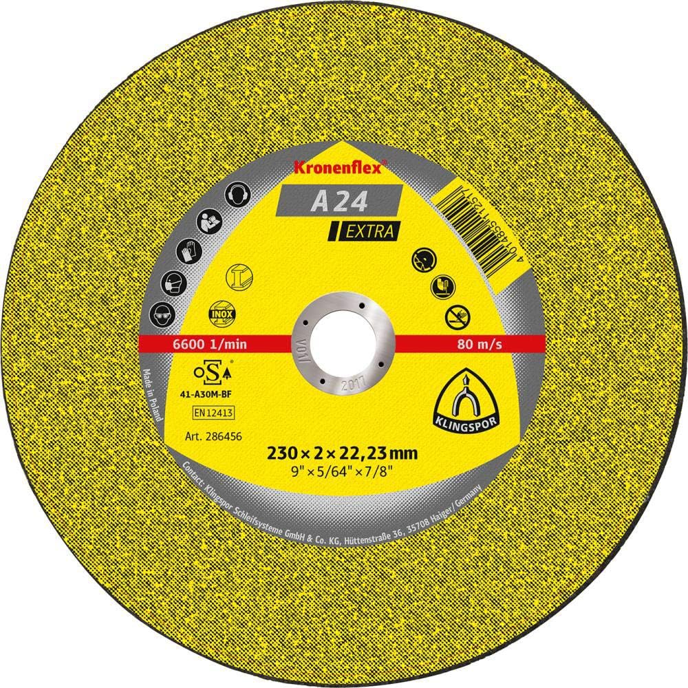 Klingspor A 24 EX Cutting Disc 125 x 2,5 x 22,23 mm gekrümmt 1 Stück - Image 3