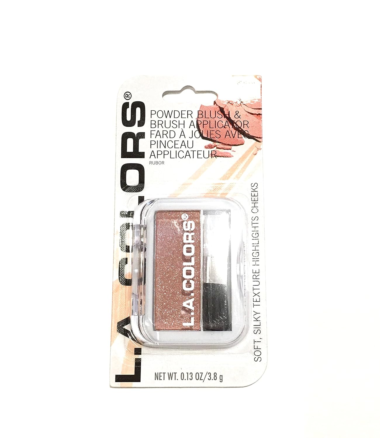 L.A Colors Professional Series BLUSH with Applicator, BSB331 Peach Rose, 0.13 Oz