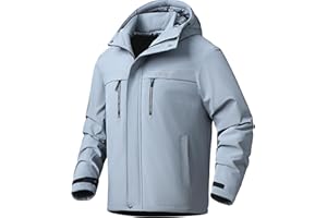 V.A.TOR 189 UNCO&BOROR Men's Winter Thermal Insulated Ski Jacket,Waterproof Coat with Hood for Hiking & Snowboarding