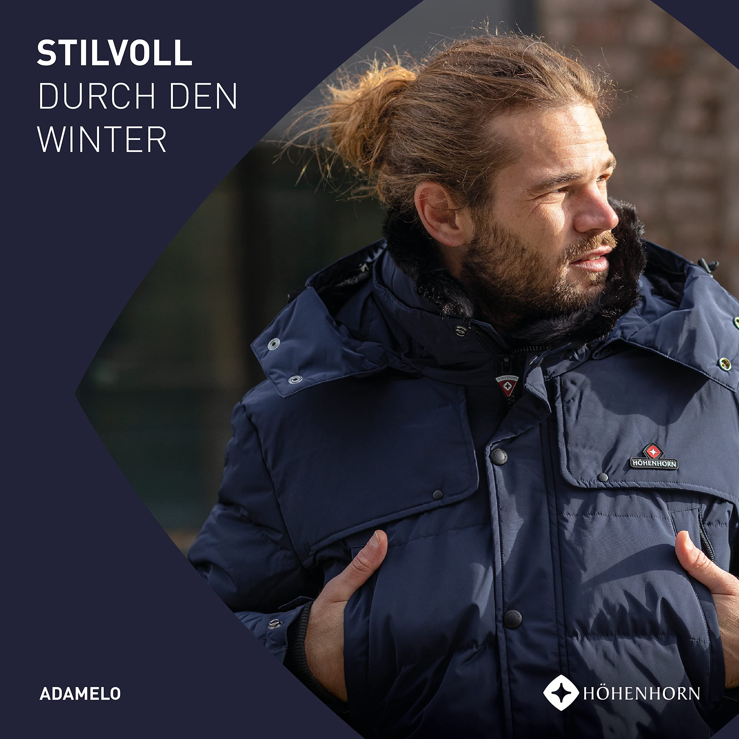 Höhenhorn Adamelo Herren Winter Jacke Navy Gr. L 7