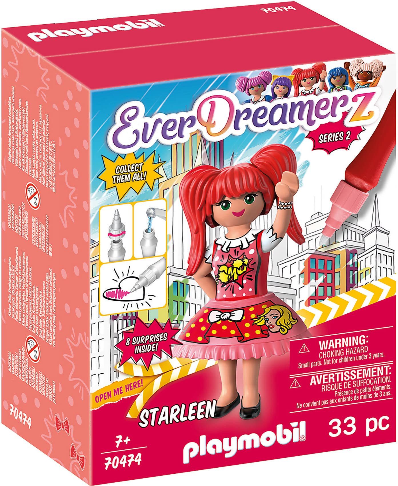Playmobil - EverDreamerz 70474 Starleen - Comic World Water Pen, for Children Ages 7+, Fun Imaginative Role-Play, PlaySets Suitable for Children Ages 4+