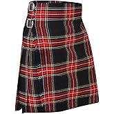 Allsafe Traders Authentic Scottish Men's Tartan Kilts - Highland Light Weight Value Kilt | Embrace Your Heritage with Comfort