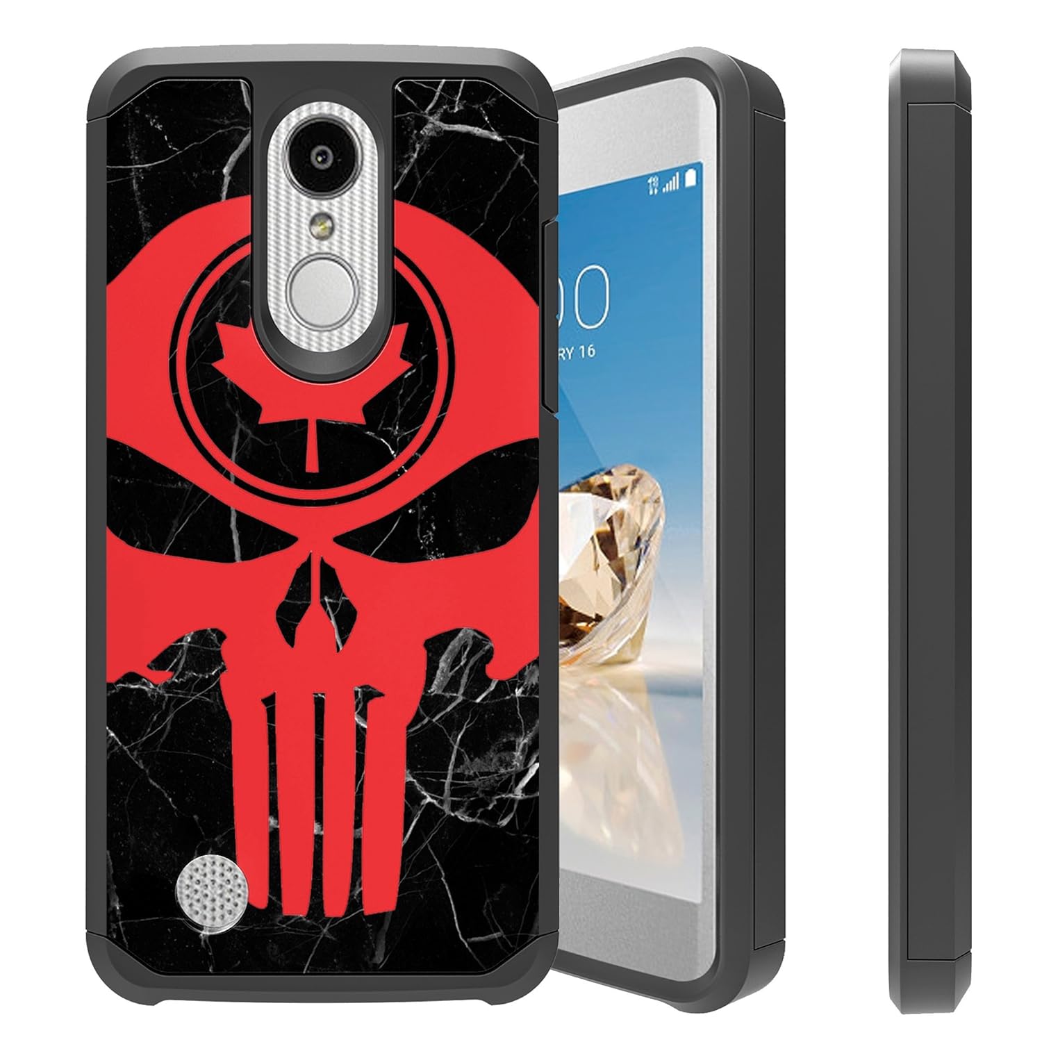 Best Lg Dynasty Tribute Phone Case With Screen Protector Skull