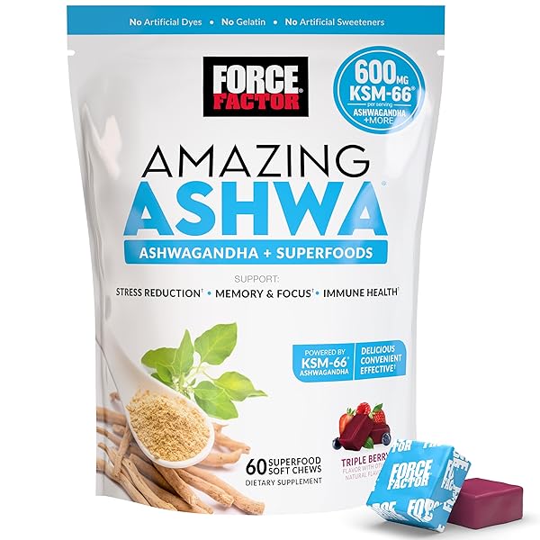 FORCE FACTOR AMAZING ASHWA FOR STRESS RELIEF, MEMORY,...