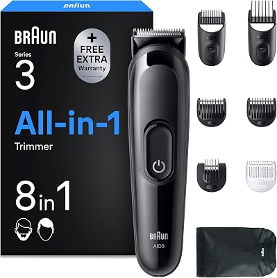 All-in-One Series 3 Multigroom, 8-in-1 Trimmer, AIO3535g, Grau