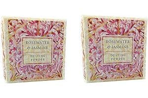 Greenwich Bay Trading Co. Dusting Powder, 4 Ounce, Rosewater & Jasmine - 2 PACK