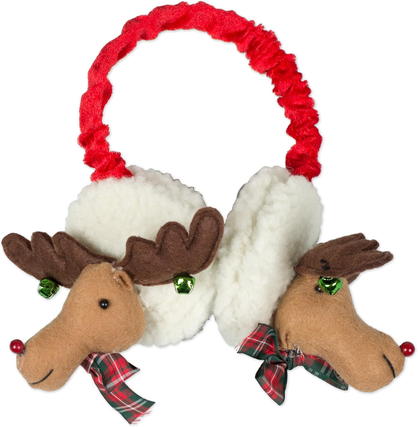 Festive Holiday Reindeer Winter Earmuffs at Amazon Women’s Clothing store