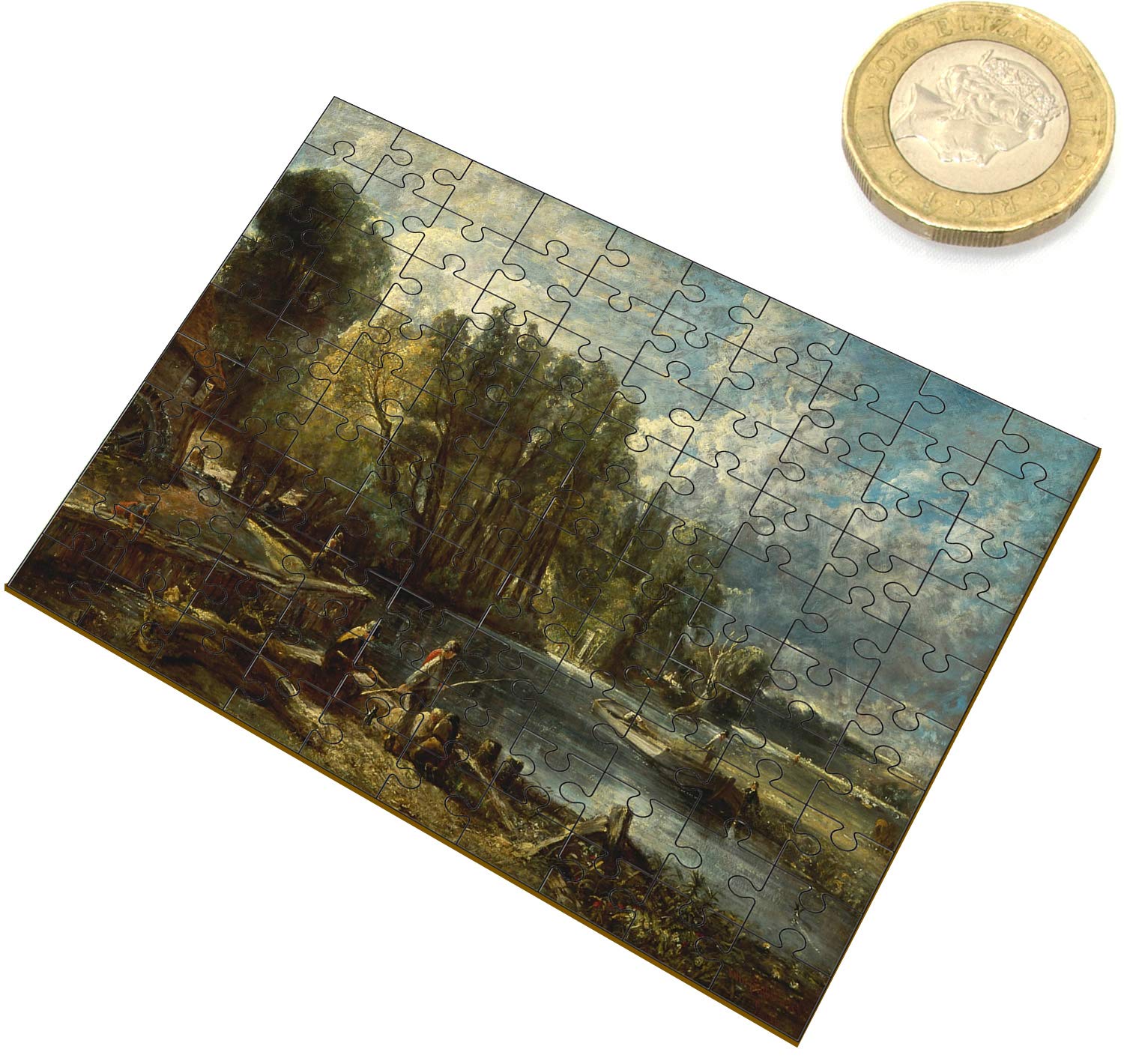 World's smallest wooden jigsaw puzzle, Constable