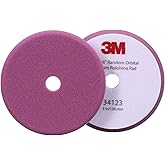 3M Perfect-It Random Orbital Foam Polishing Pad, 5"/130 mm, Purple, 34123, for Automotive Compounding and Polishing