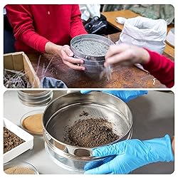 PATIKIL 5 Mesh Lab Sieve, 8" Diameter Test Sieve