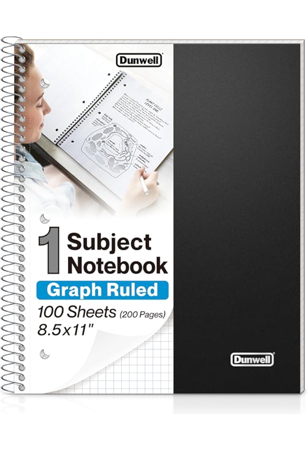 Notebook: Yellow Graph Paper Notebook 8.5 X 11 - 1/4 Inch Squares - 110 Pages - Graph Paper Journal Soft Cover: Notebooks, Amelie: 9781731277206 - View #8
