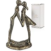 Sziqiqi 8th Anniversary Couple Gifts: 8 Year Anniversary Wedding Gifts for Him Her - 8th Wedding Gift for Husband Wife - Gift for Christmas Birthday Valentines Day Kissing Couple Figurines