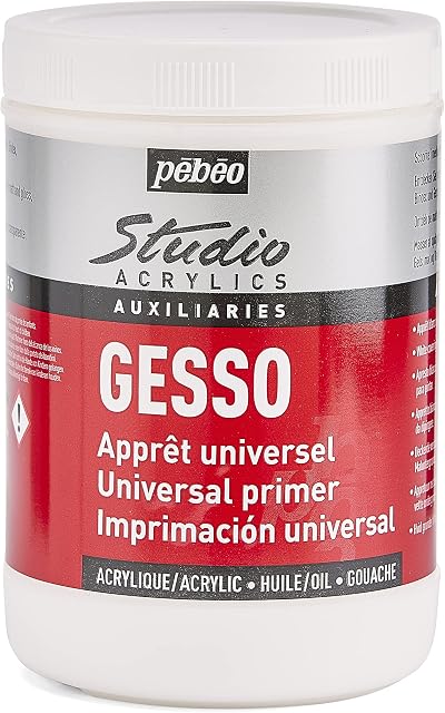 Pebeo Studio Acrylics Gesso White 1 Litre