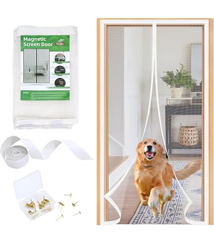 Yoページ　メッシュドア Yotache Mesh Door Screen with Magnets Fit Doors 32 x 96, Screen
