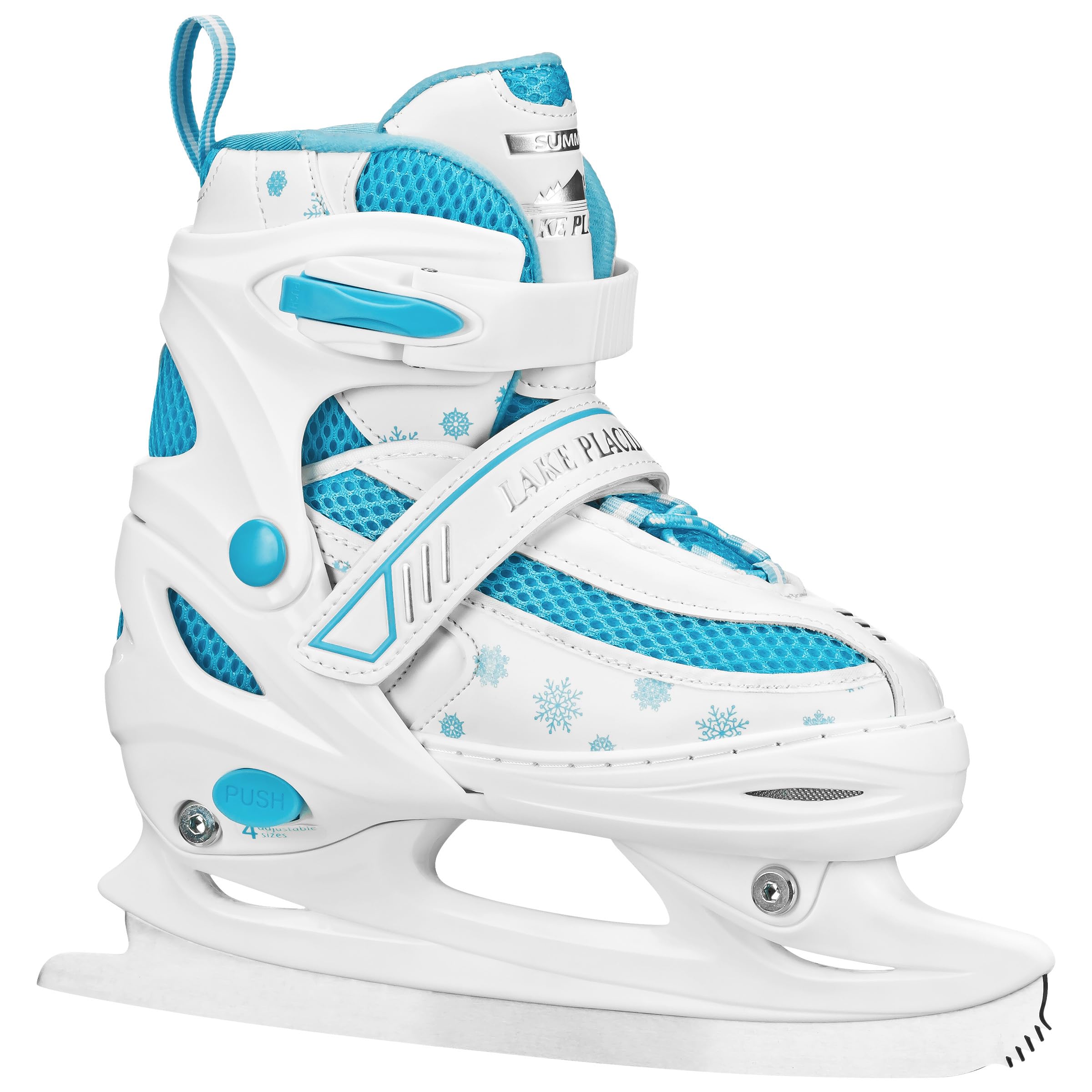 Lake Placid Summit Girl's Adjustable Ice Skates Image