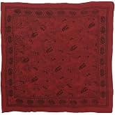 Disney Jack Sparrow Adult Headscarf - Square Gauze Fabric, Officially Licensed