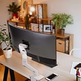Ergotron HX Premium Heavy Duty Monitor Arm Single Monitor VESA Desk Mount 49 view 3