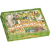 Late for the Sky Wild Animal-Opoly - Educational Wildlife Board Game | Fun family game for 2-6 players ages 8+ Learn animal facts and habitats with classic and 1-hour fast play versions