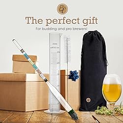 Brewer's Elite Hydrometer & Plastic Test Jar - for