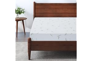 IULULU Twin Mattress, 6 Inch Memory Foam Mattress in a Box, Green Tea Gel Infused Mattresses with Breathable Bamboo Cover for Cool Sleep, Medium Firm Supportive, CertiPUR-US Certified