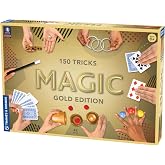 Thames &amp; Kosmos Magic: Gold Edition | Playset with 150 Tricks | 96 Page Full Color Instruction Manual | 42 Props | Video Tutorials | Fun for Kids 8+
