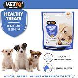 VETIQ Healthy Treats Denti-Care Teething for Puppies 4+ Weeks 50 g Pack of 4 view 3
