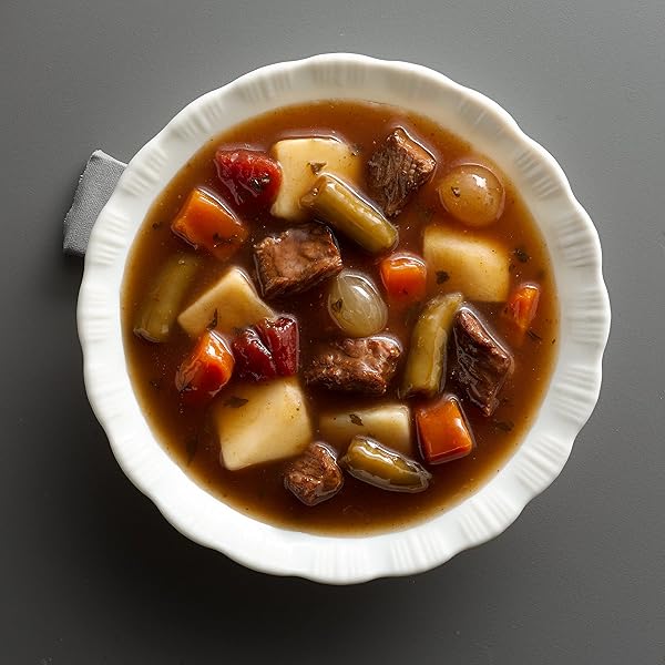 PROGRESSO BEEF POT ROAST WITH COUNTRY VEGETABLES SOUP, RICH AND HEARTY CANNED SOUP, GLUTEN FREE, 18.5 OZ
