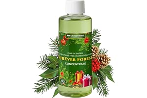 GARDENWISE FirEver Forest Pine-Scented Christmas Tree Food | Preserver Additive & Season Extender for Live Xmas Trees | Keep It Green, Reduce Needle-Drop | Miracle Freshness (8 oz)