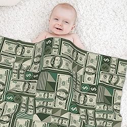 Jbofyee Money Throw Blankets All Season Ultra Soft