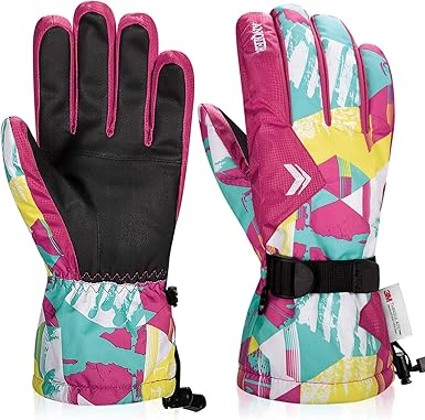 Amazon Com Lanyi Winter Gloves For Men Women 3m Thinsulate Waterproof Touch Screen Windproof Thermal Ski Cold Weather Gloves Clothing