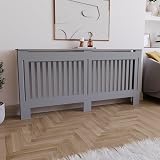 Vida Designs Chelsea Radiator Cover Olive Grey Extra Large H82 W172 D19cm