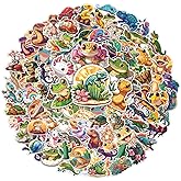 100pcs Reptile Stickers for Kids Waterproof Decals for Water Bottles Laptop Luggage Computer Scrapbooking Teens Adults Girls Funny Party Birthday Decorations