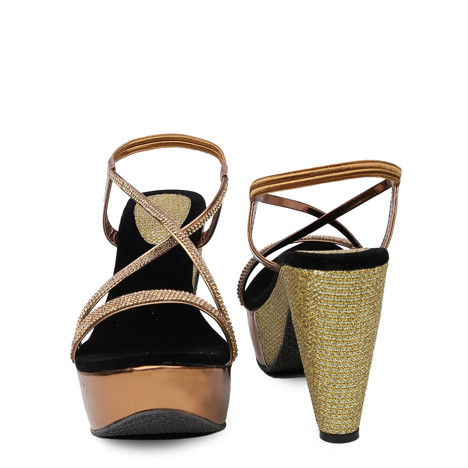 sinlite stylish & fashionable synthetic heel sandal's for women