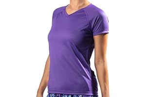 Kanu Surf Women's UPF 50+ Short Sleeved Active Swim Shirt Rashguard & Workout Top