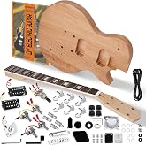 STRICH DIY Electric Guitar Kit LP Full Size | Mahogany Body &amp; Maple Neck Guitar with HH Pickups, Easy Assembly Kit &ndash; All Parts Included, Build Your Own Guitar