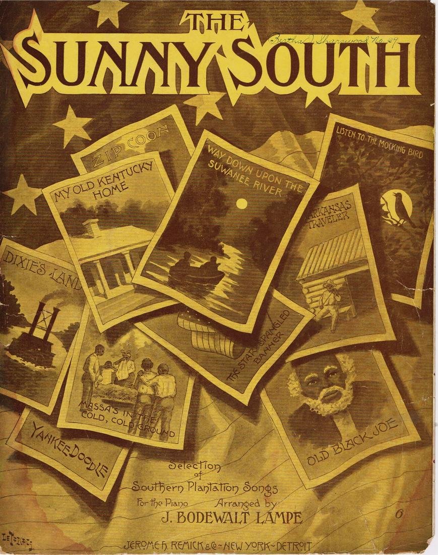 Resultado de imagen de PLANTATION SONGS PARTITURES