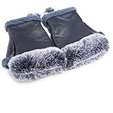 Cute Winter Gloves - Fuzzy Furry Faux Fur Lined, Warm Hands Warmer for Women