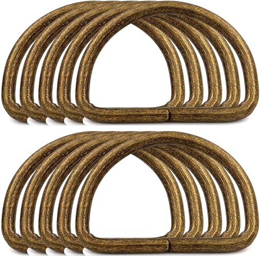 Amazon Co Jp Bikicoco 50 Mm Dカン 手作り D環 Dリング ｄ管 金具 手芸用品 金属 子供 幼稚園 保育園 上履き ナスカン 肩掛け 首輪 バッグ カバン ポシェット 財布 手作り ブロンズ 10個 シューズ バッグ