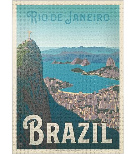Amazon.com: Trefl Rio de Janeiro 1000 Piece Jigsaw Puzzle Red 27