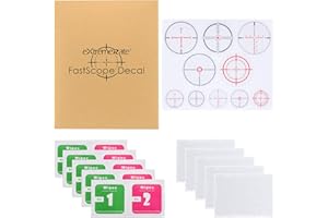 eXtremeRate FPS Games FastScope No Scope TV Decal for PS5, for PS4, for Xbox Series X/S, for Xbox One S/X, for Xbox One, for Xbox 360, PC - 10pcs in 2 Size 5 Designs